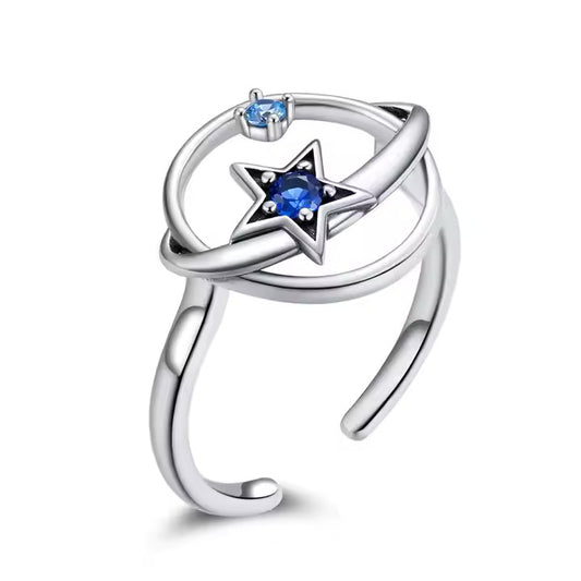 Celestial Orbit Adjustable Ring (Ocean Serenity Collection)